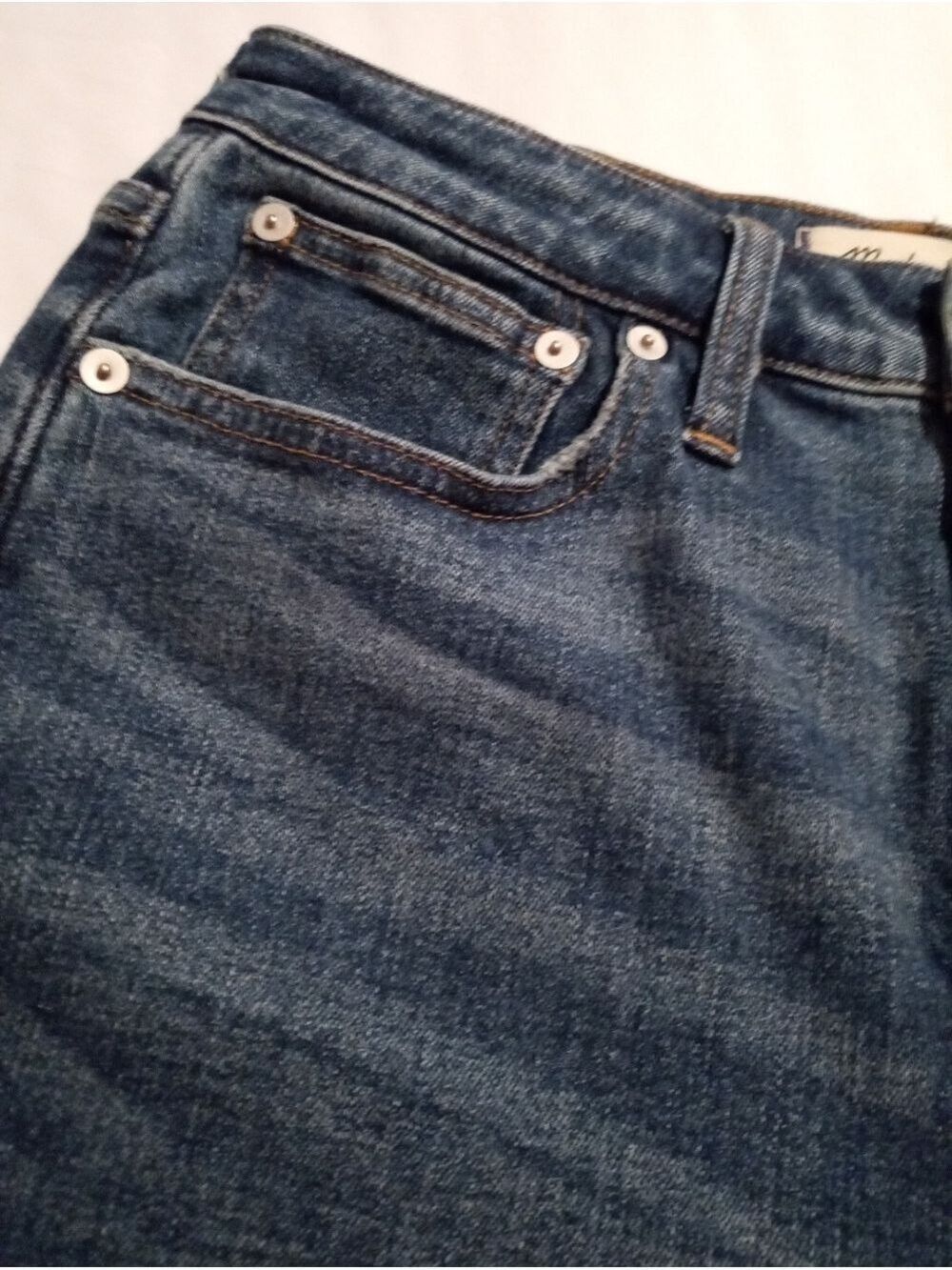 NWT Madewell Curvy Perfect Vintage Jeans, Manorford Wash: Instacozy, US 27 - Picture 9 of 15